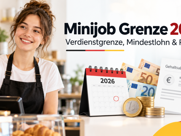 Minijob Grenze 2026: Verdienstgrenze, Mindestlohn & Regeln im Überblick